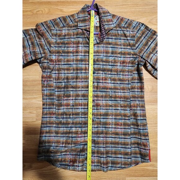 7 Downie St Men Dress Shirt Size 3 Long Sleeves - Picture 8 of 9